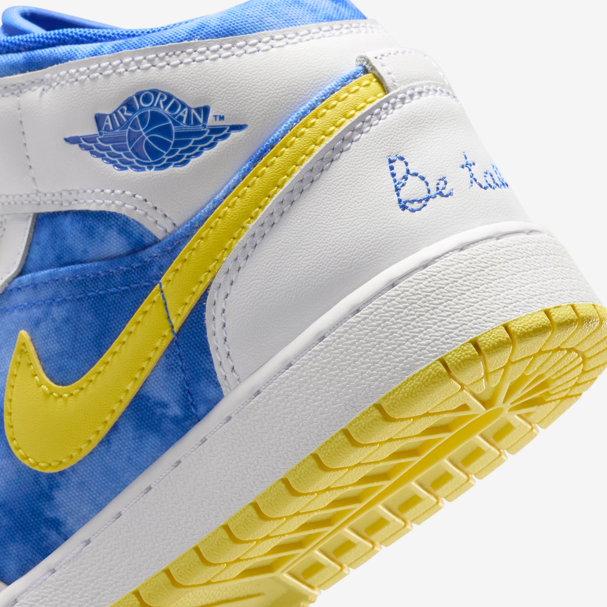 Jordan 1 Mid Sneaker School Be Tall In Your Thinking (GS)