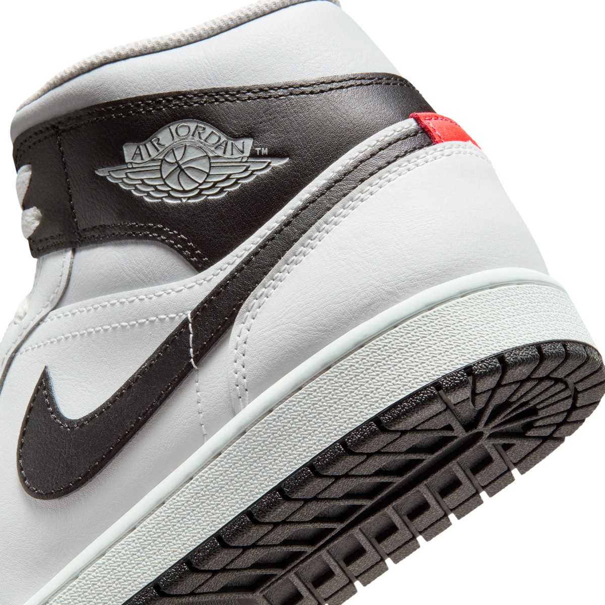 Jordan 1 Mid White Neutral Grey Infrared
