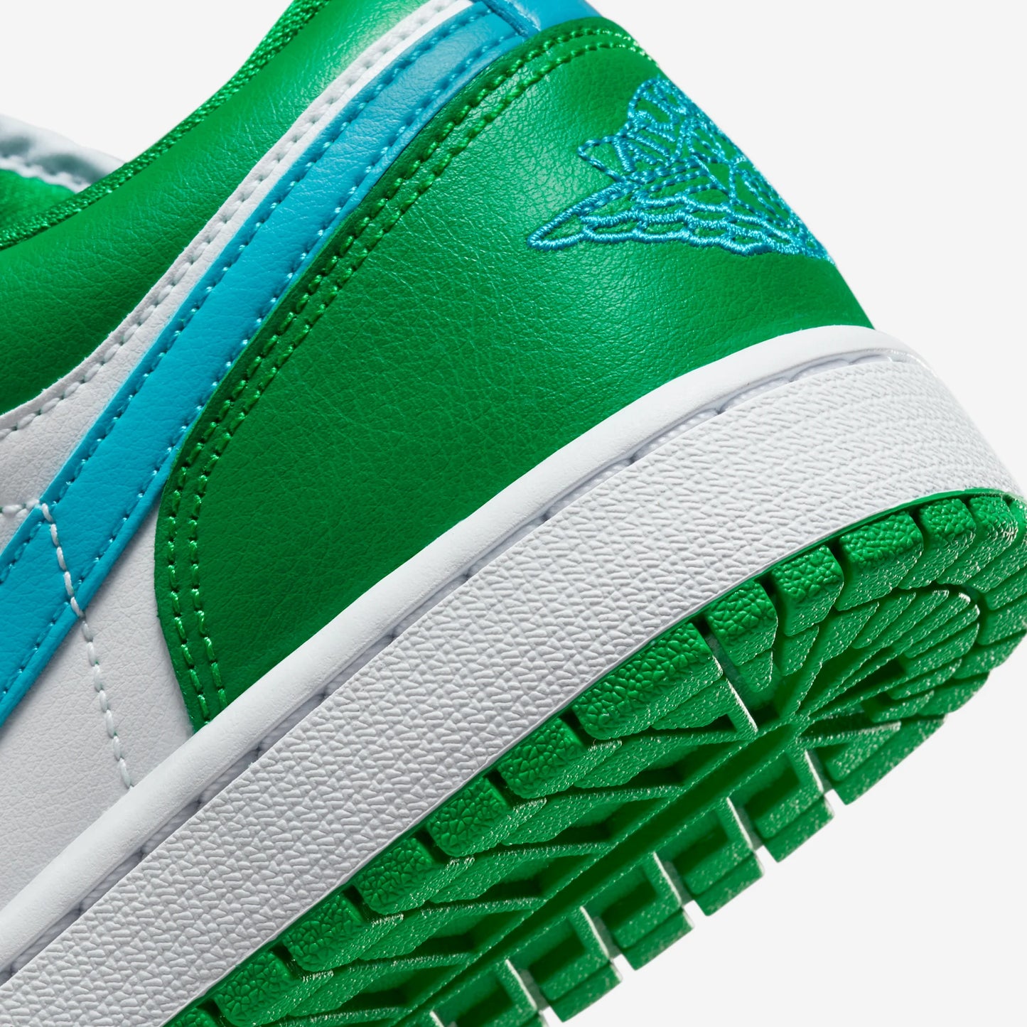 Jordan 1 Low Lucky Green Aquatone (Women's)