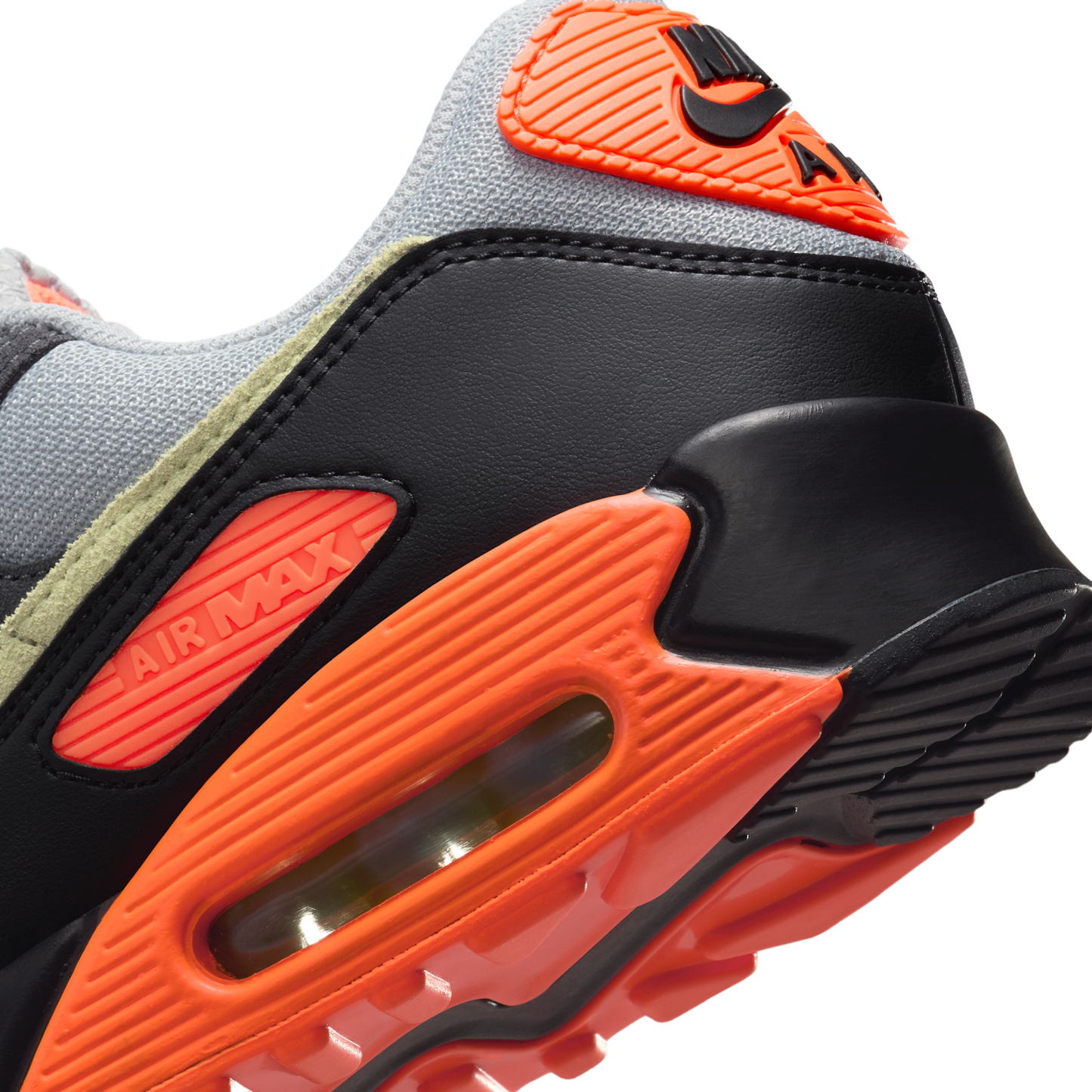 Nike Air Max 90 Light Smoke Grey Hyper Crimson Limelight