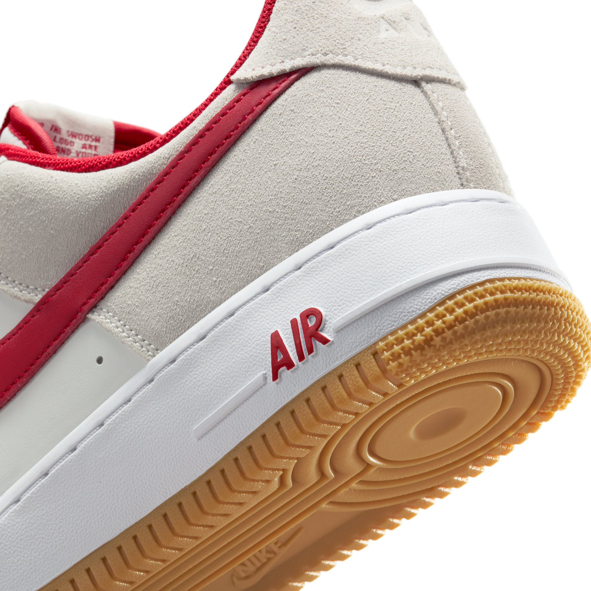 Nike Air Force 1 Low '07 LV8 Summit White Varsity Red Gum
