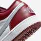 Jordan 1 Low White Bordeaux