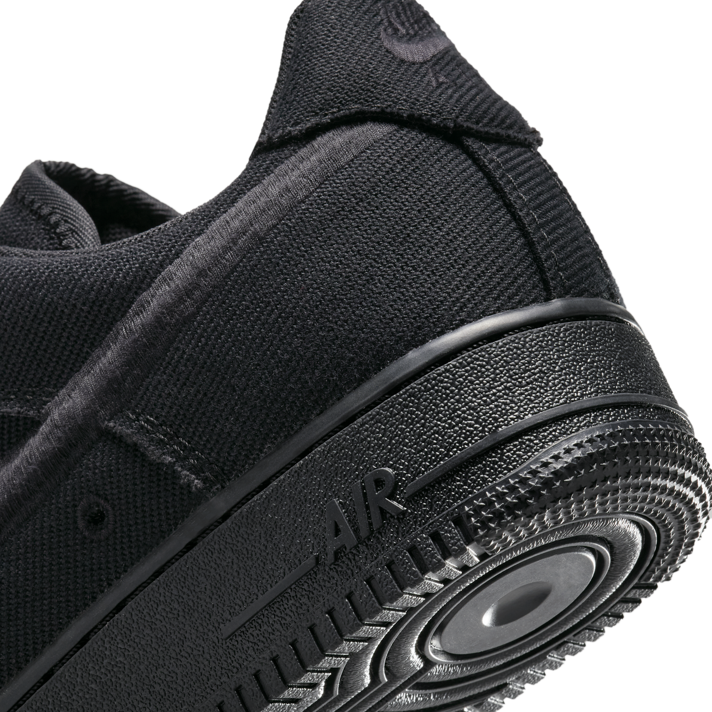 Nike Air Force 1 Low Triple Black Canvas