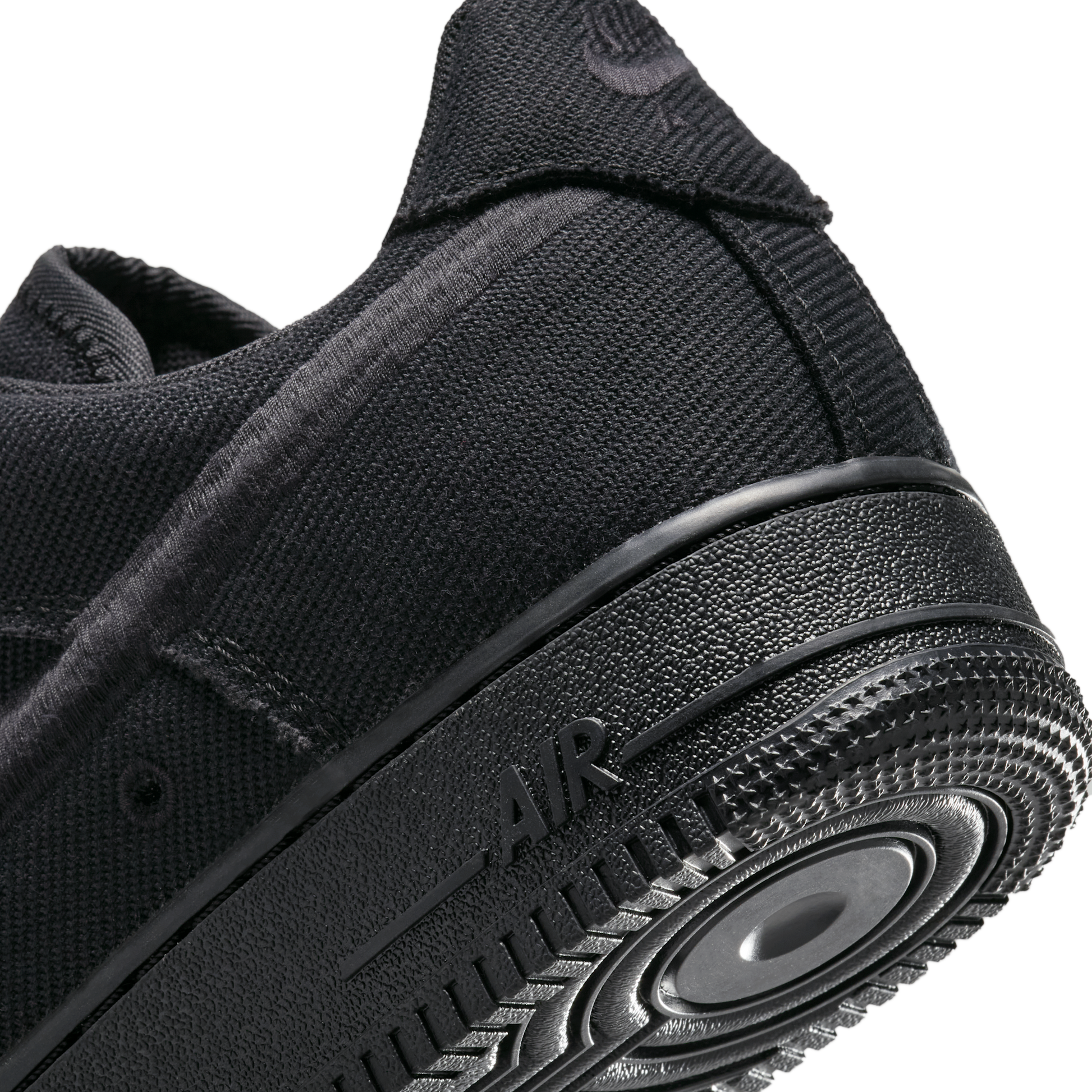 Nike Air Force 1 Low Triple Black Canvas