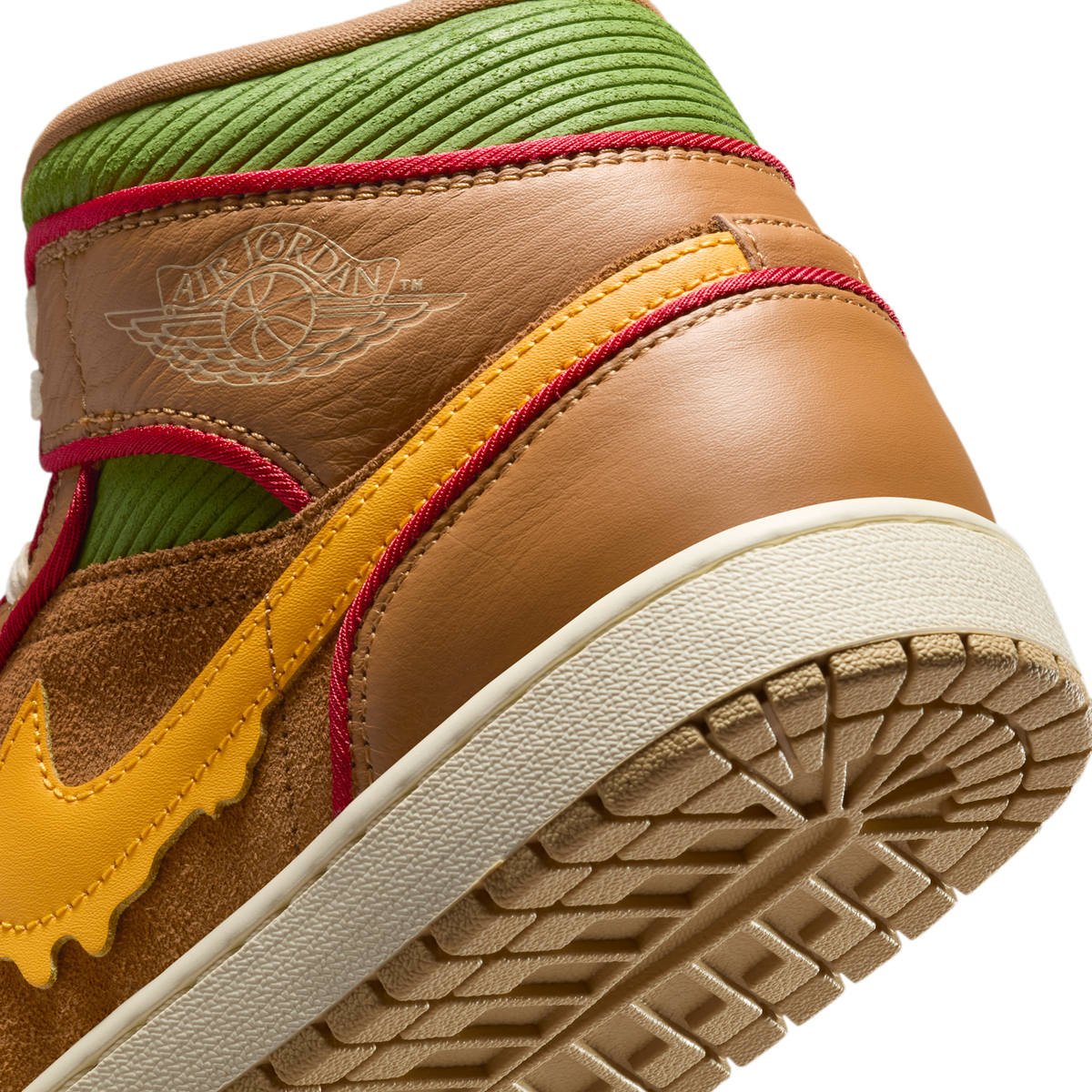 Jordan 1 Mid SE Cheeseburger