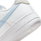 Nike Air Force 1 Low White Light Armory Blue Mini Swoosh (Women's)