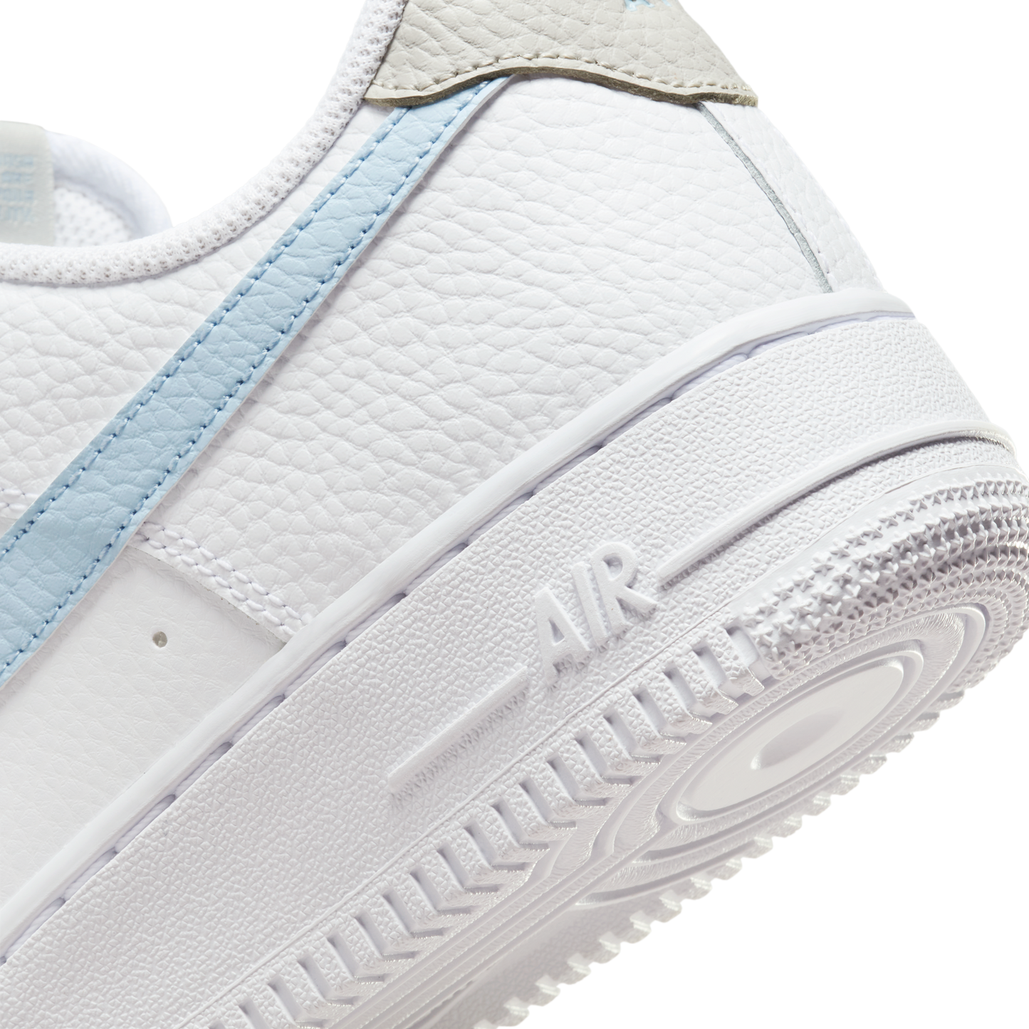 Nike Air Force 1 Low White Light Armory Blue Mini Swoosh (Women's)