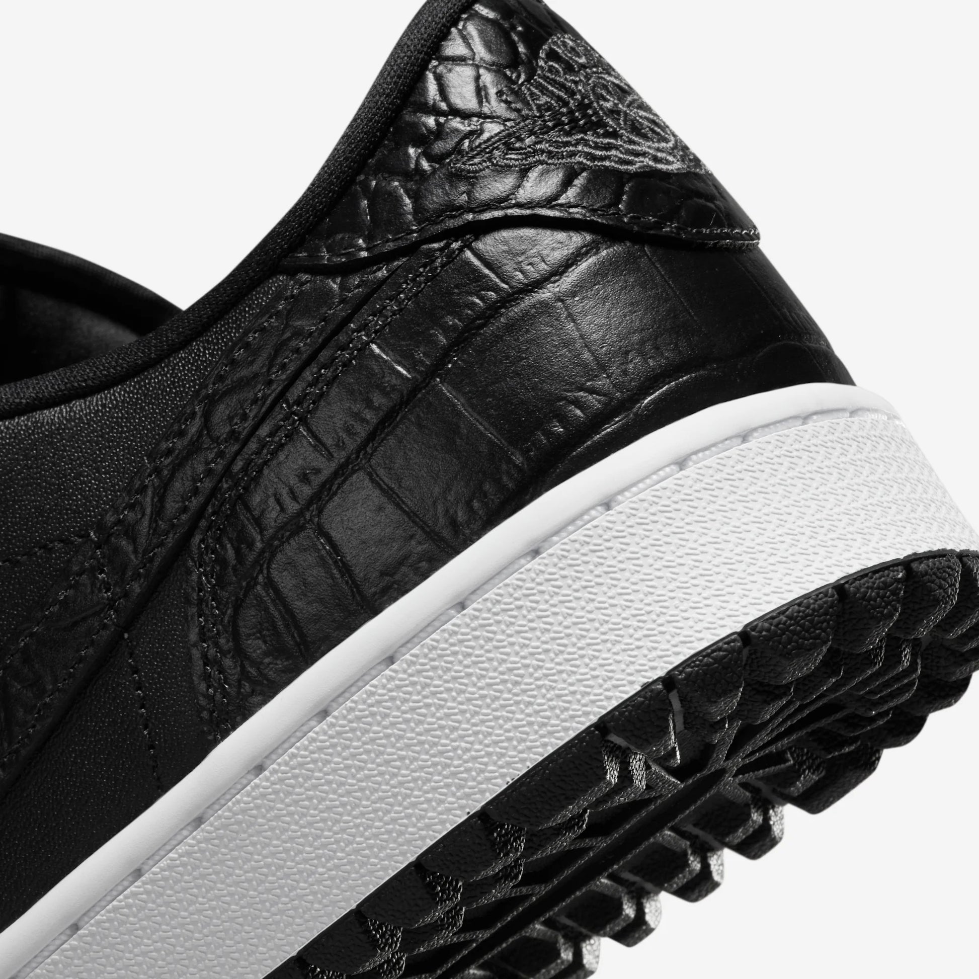 Jordan 1 Retro Low Golf Black Croc