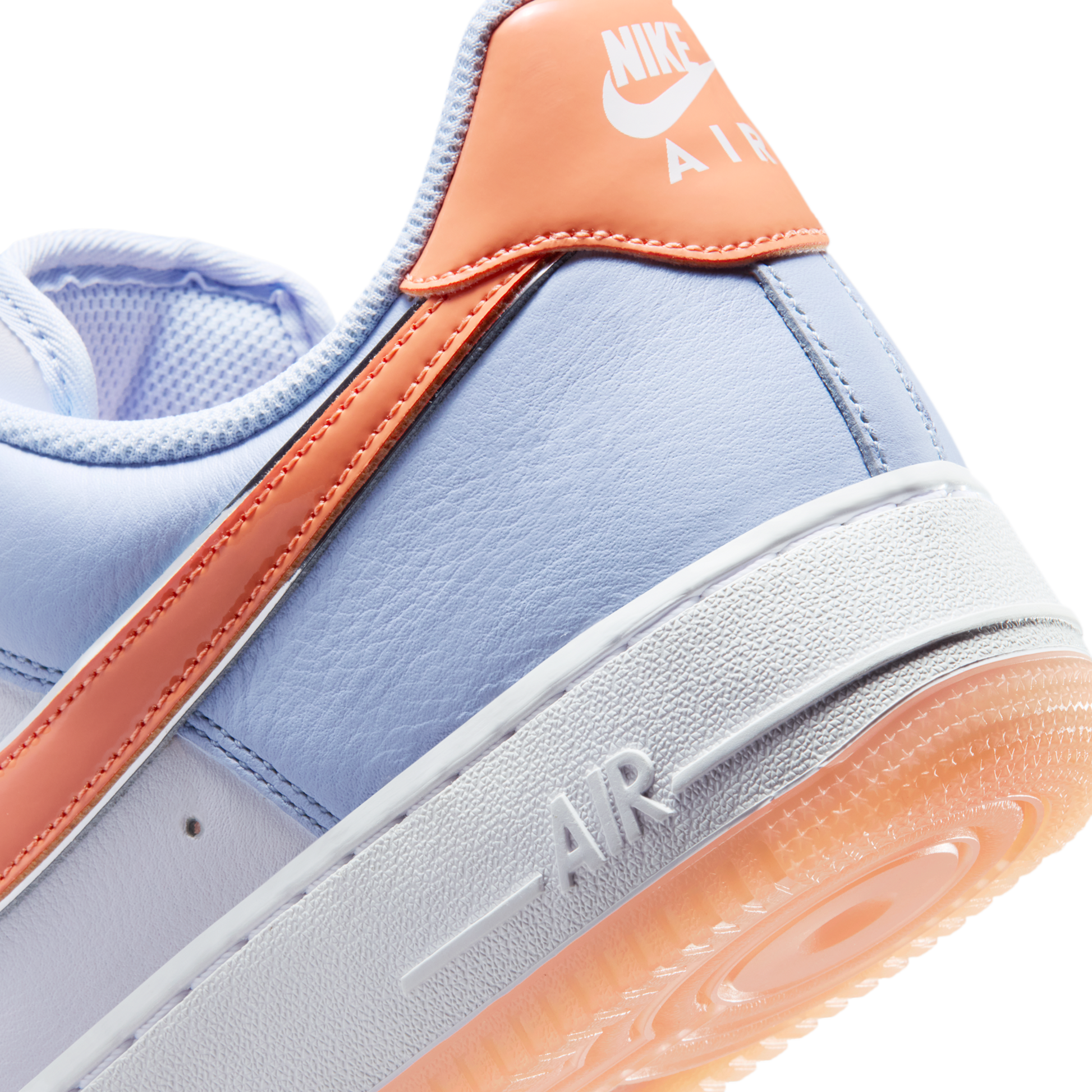 Nike Air Force 1 Low '07 Hydrogen Blue Orange Frost