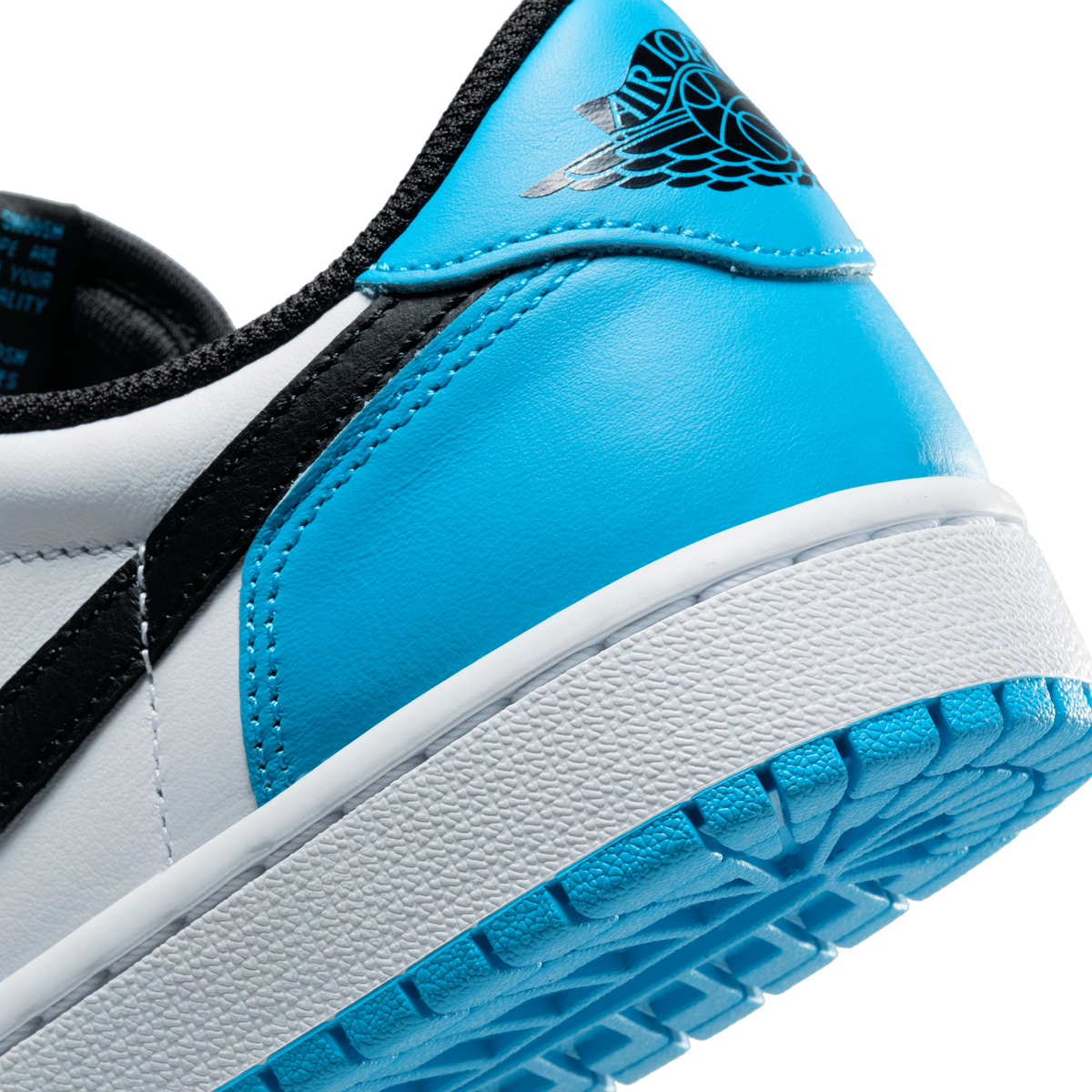 Jordan 1 Retro Low OG Black Dark Powder Blue (Women's)
