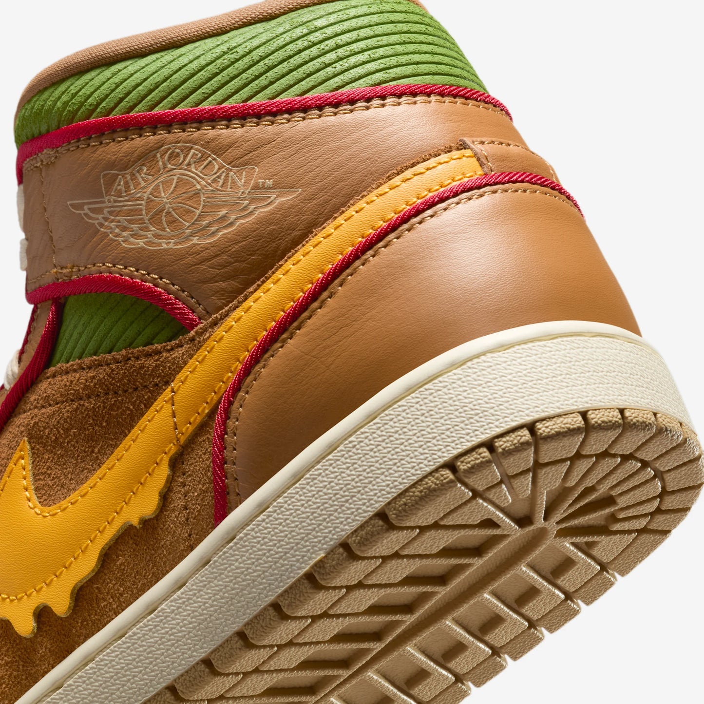 Jordan 1 Mid SE Cheeseburger