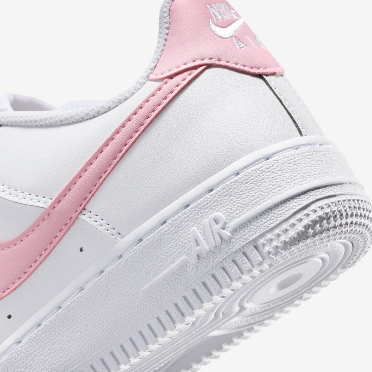 Nike Air Force 1 Low White Medium Soft Pink (GS)