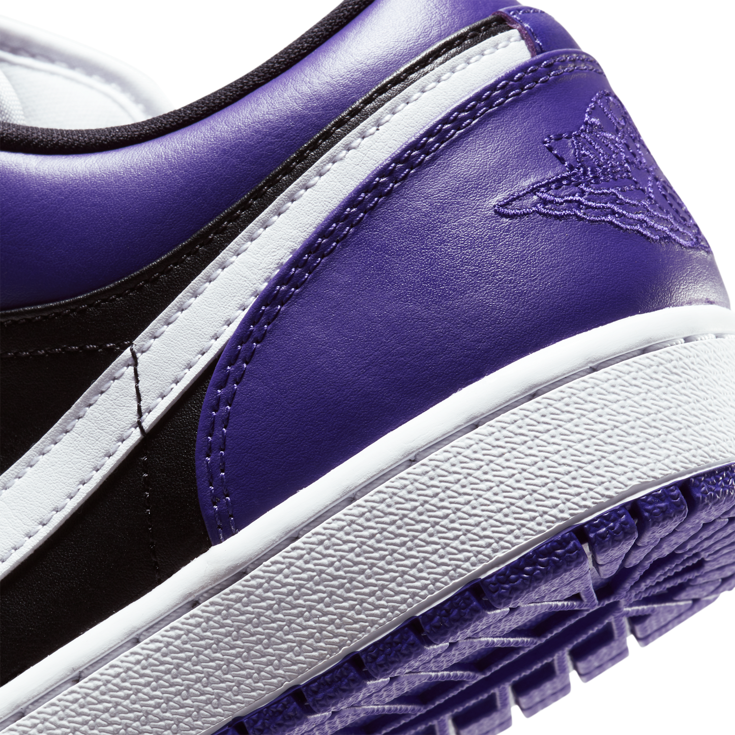 Jordan 1 Low Court Purple Black