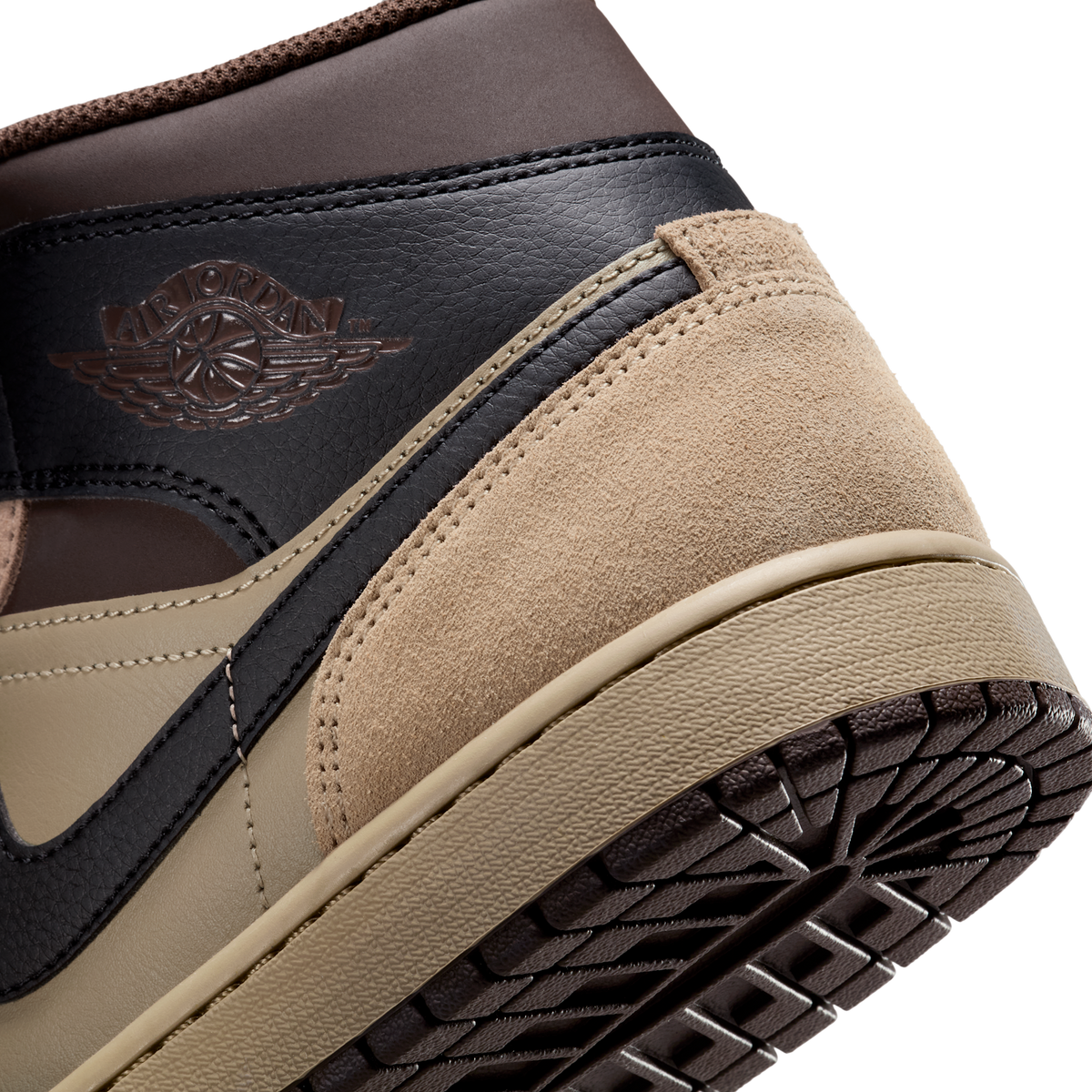 Jordan 1 Mid Khaki Baroque Brown