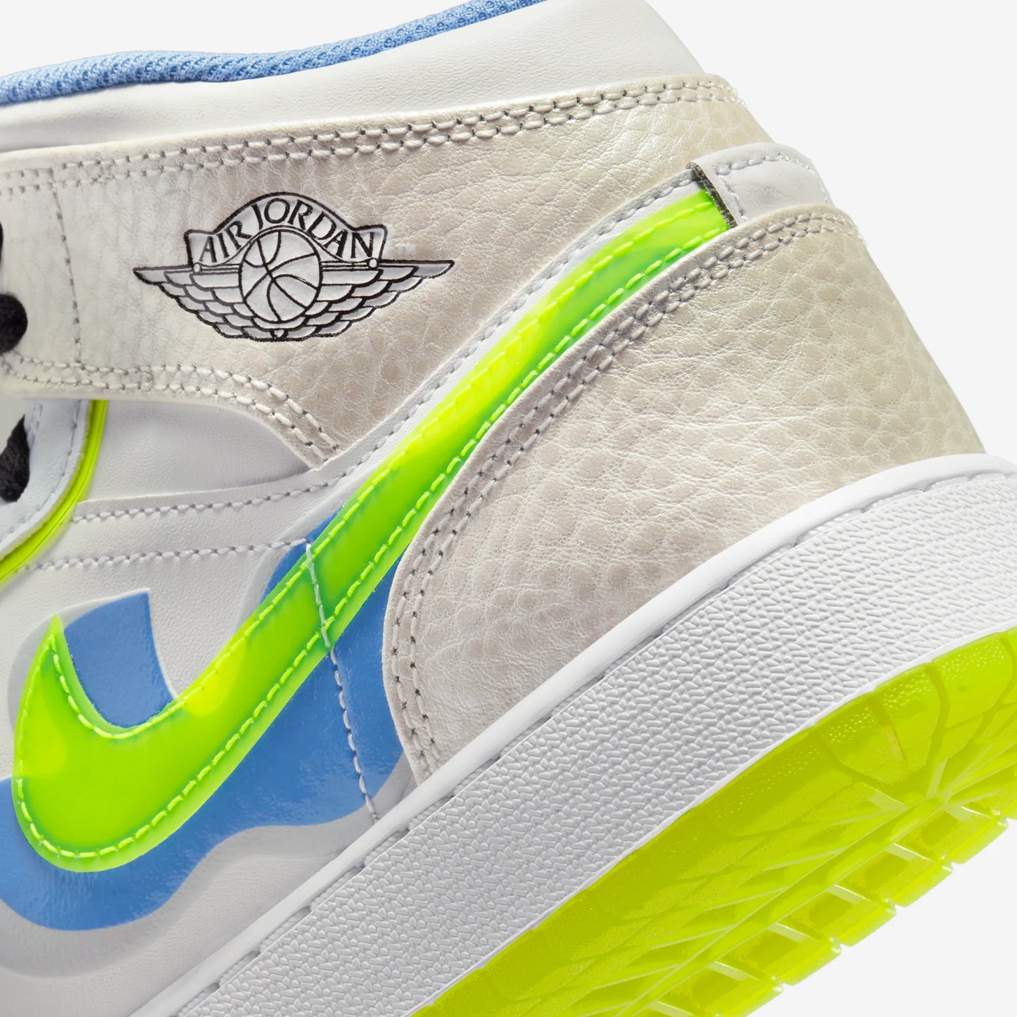 Jordan 1 Mid SE Warped Swoosh (GS)