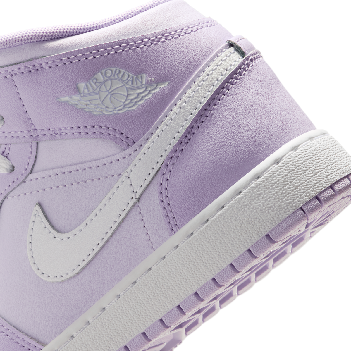 Jordan 1 Mid Violet Mist Barely Grape (GS)