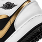 Jordan 1 Mid White Gold Black (GS)