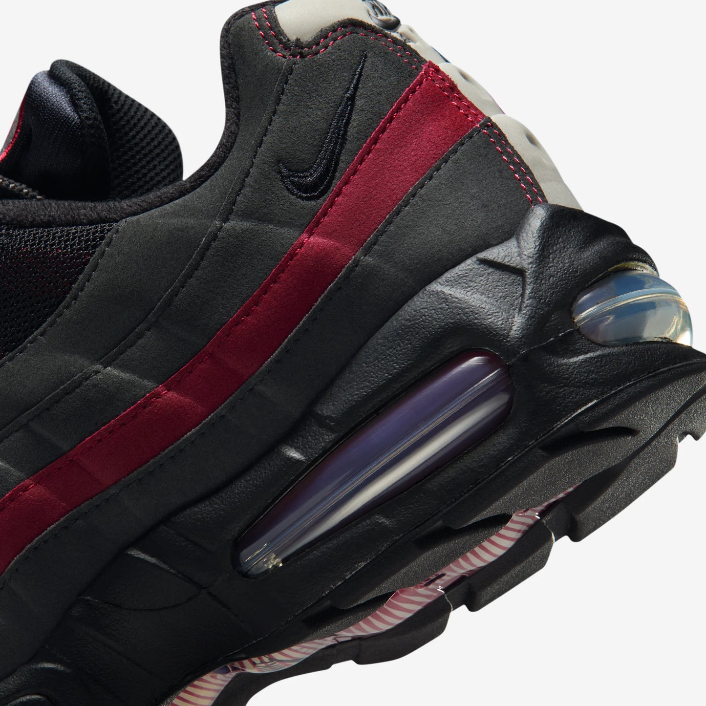 Nike Air Max 95 OG Big Bubble Black Crimson Grey