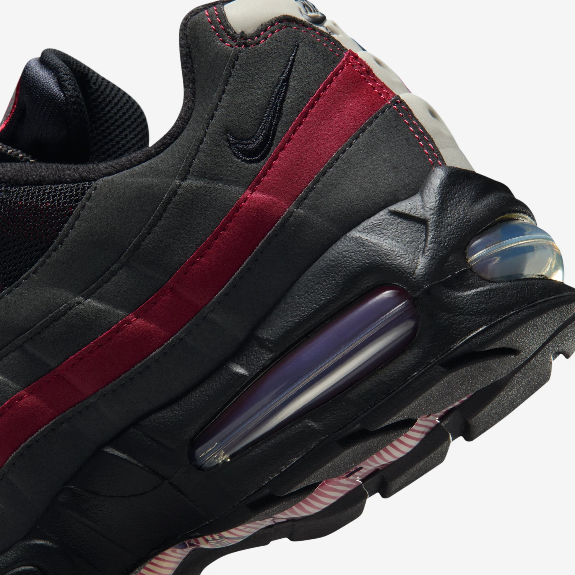 Nike Air Max 95 OG Big Bubble Black Crimson Grey
