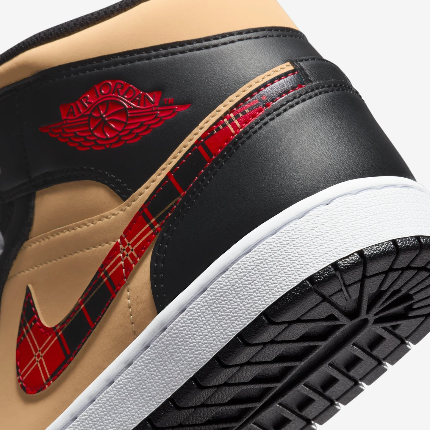 Air Jordan 1 Mid Tartan Swoosh