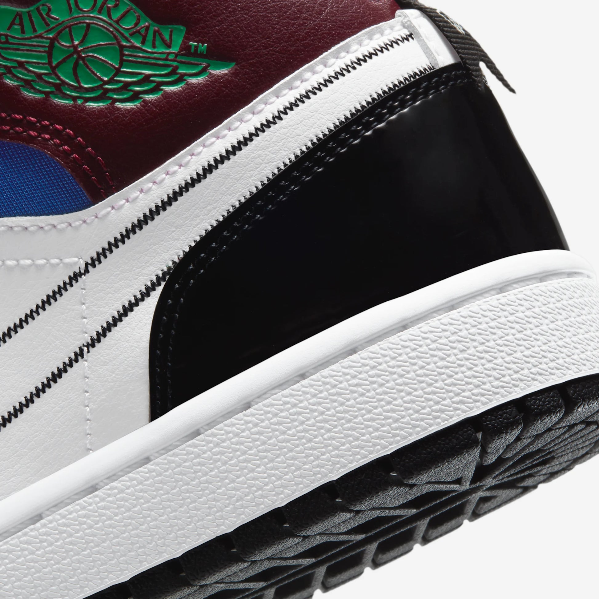 Jordan 1 Mid SE Black White Multi-Color (Women's)