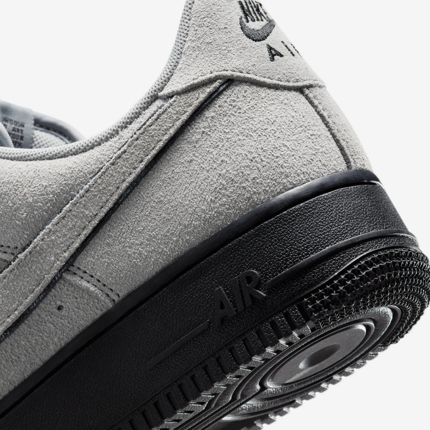 Nike Air Force 1 Low '07 LV8 Light Smoke Grey Suede Black