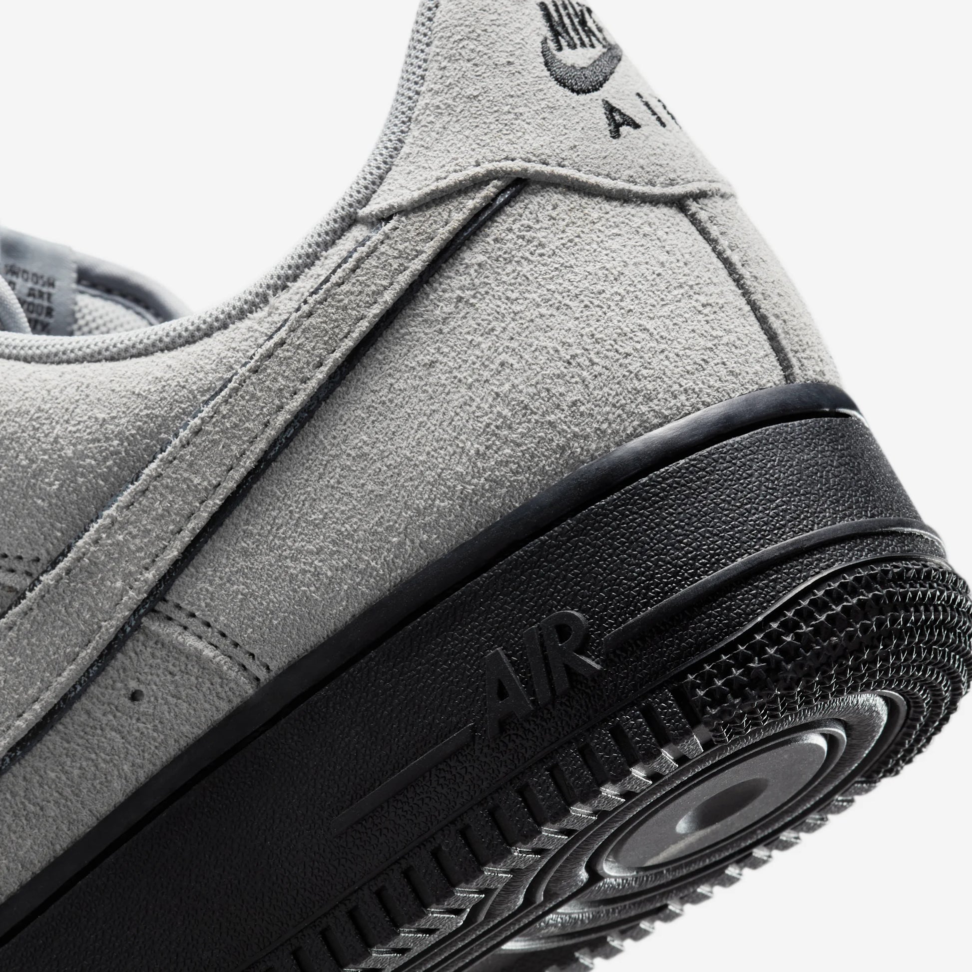 Nike Air Force 1 Low '07 LV8 Light Smoke Grey Suede Black