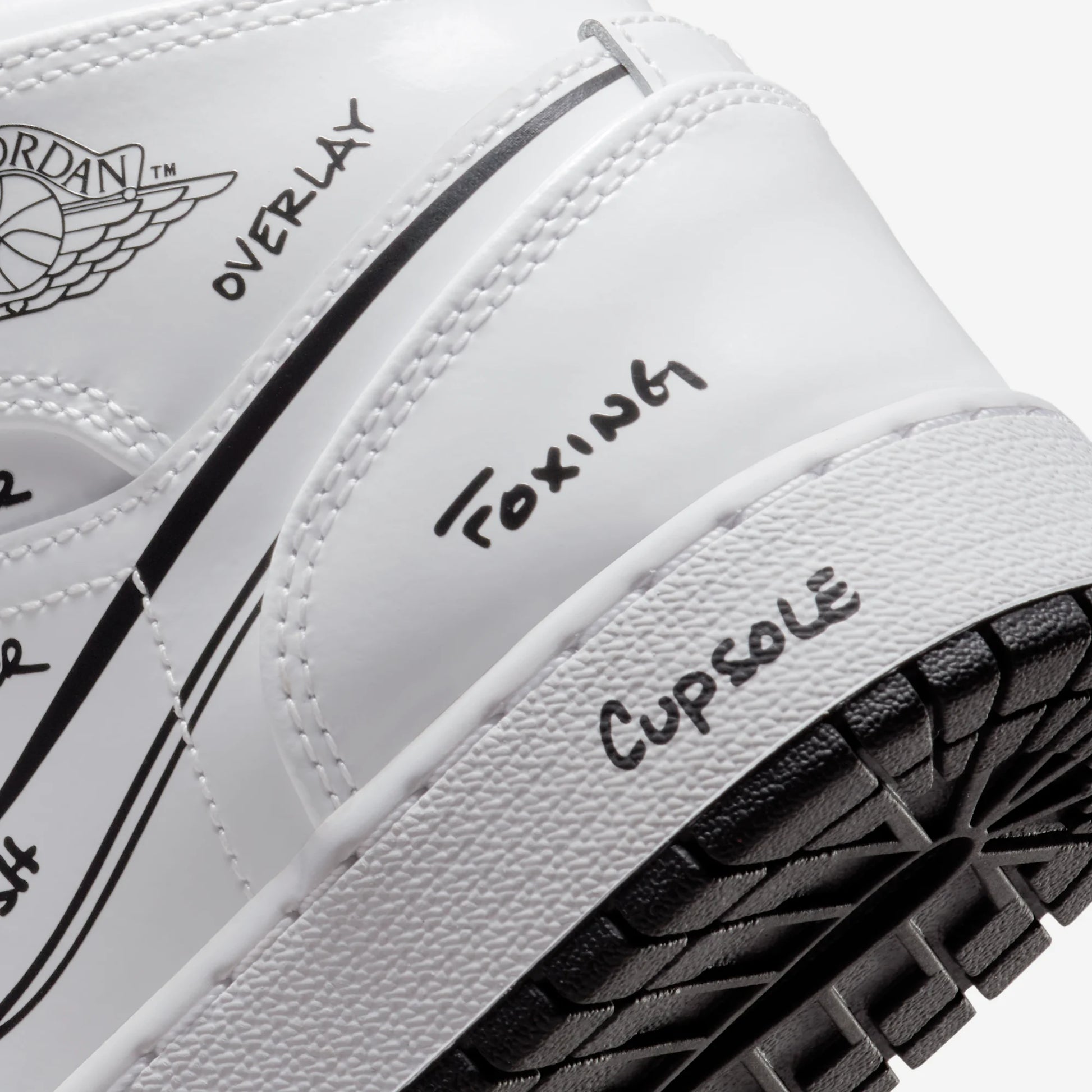 Jordan 1 Mid Schematic (GS)
