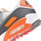 Nike Air Max 90 Summit White Safety Orange Dark Smoke Grey Smoke Grey