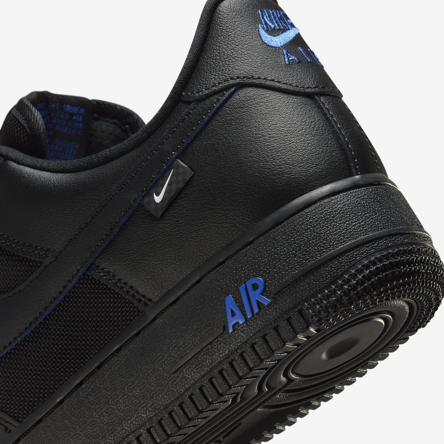 Nike Air Force 1 Low '07 Black Astronomy Blue
