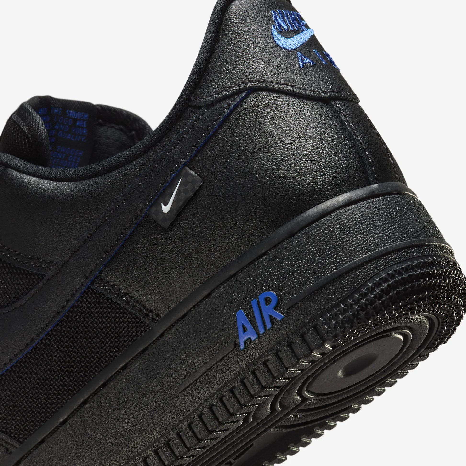 Nike Air Force 1 Low '07 Black Astronomy Blue