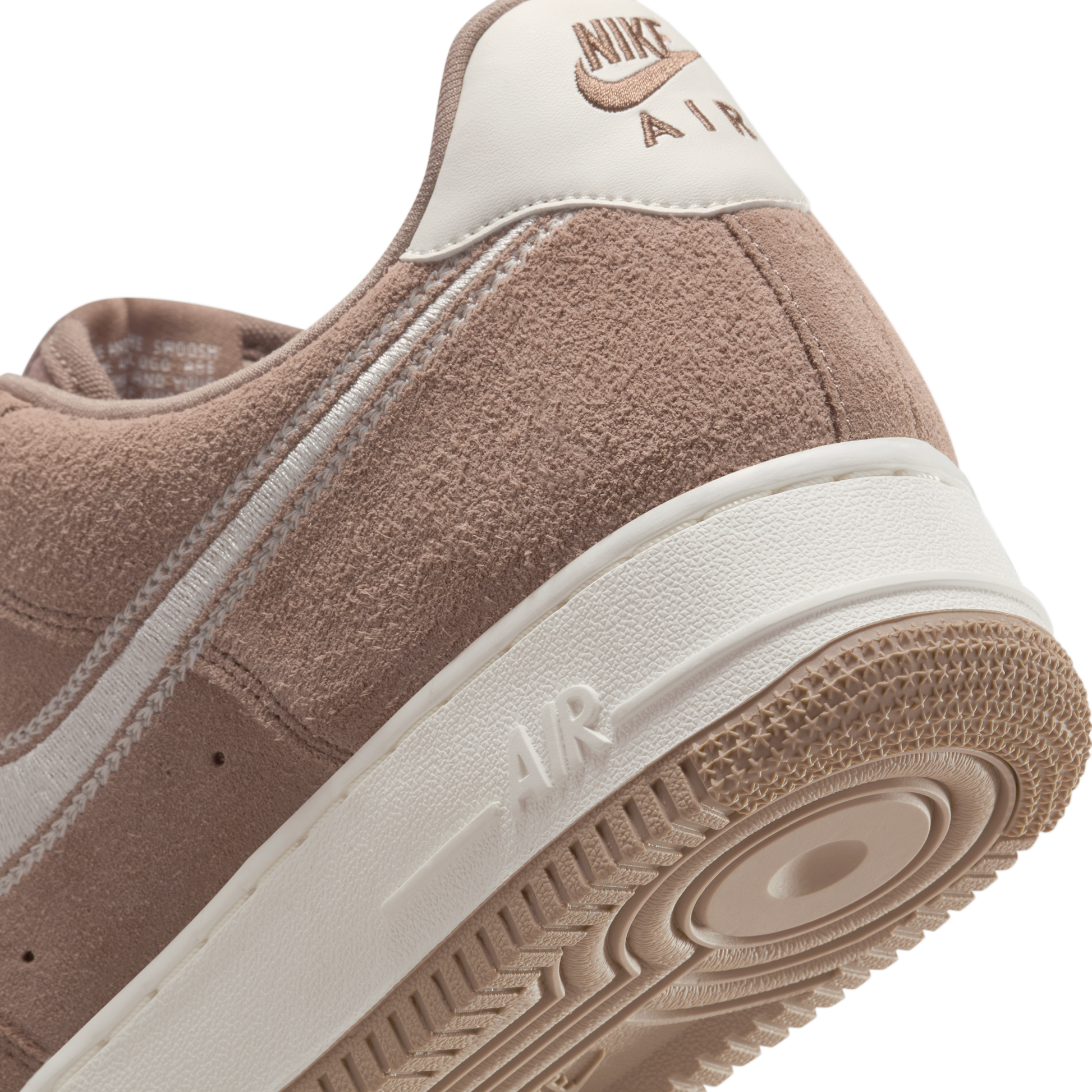 Nike Air Force 1 Low '07 LV8 Mink Brown Embroidered Swoosh