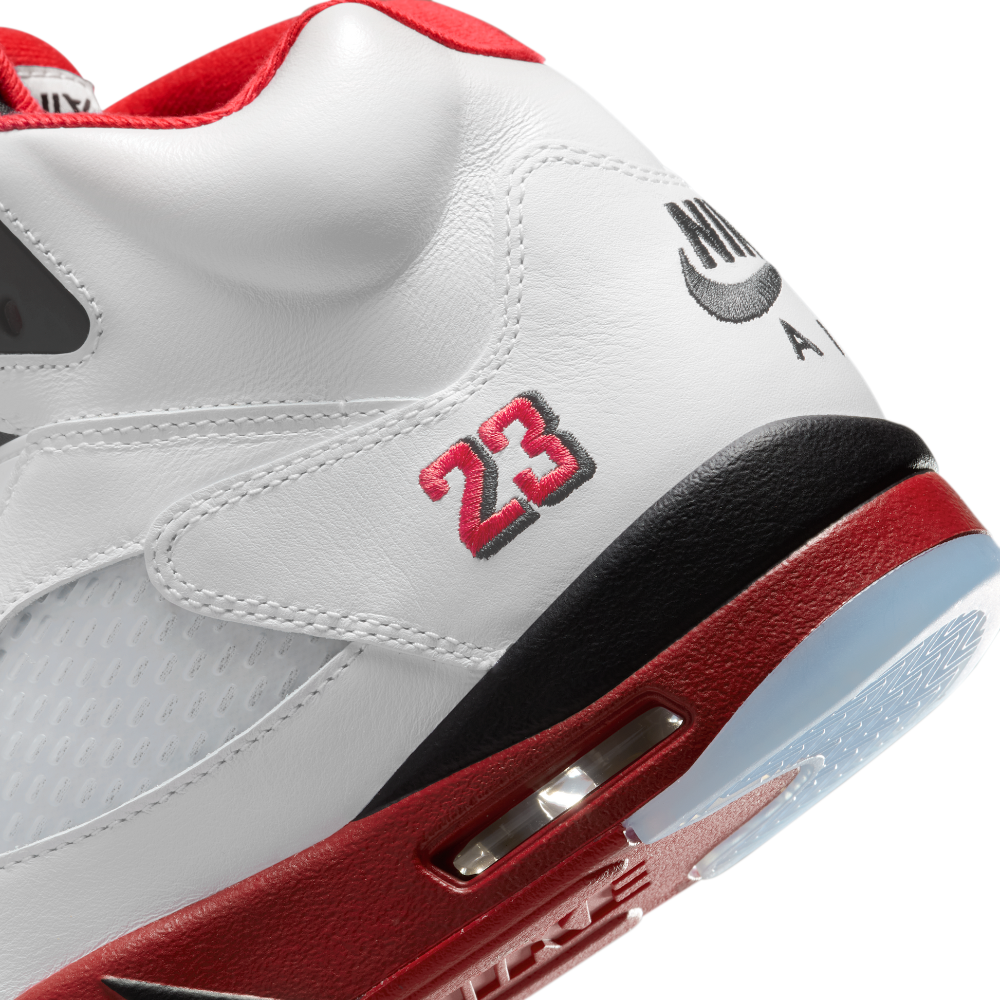 Jordan 5 Retro Fire Red Black Tongue (2025)