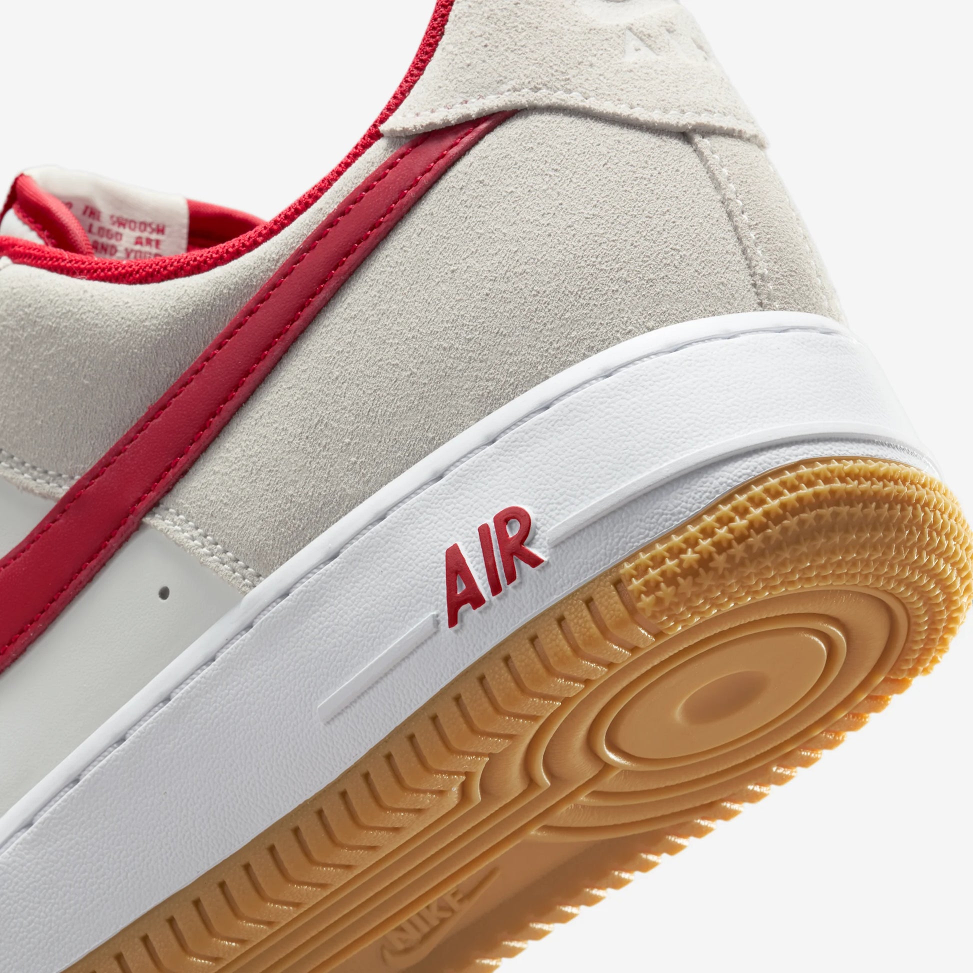 Nike Air Force 1 Low '07 LV8 Summit White Varsity Red Gum