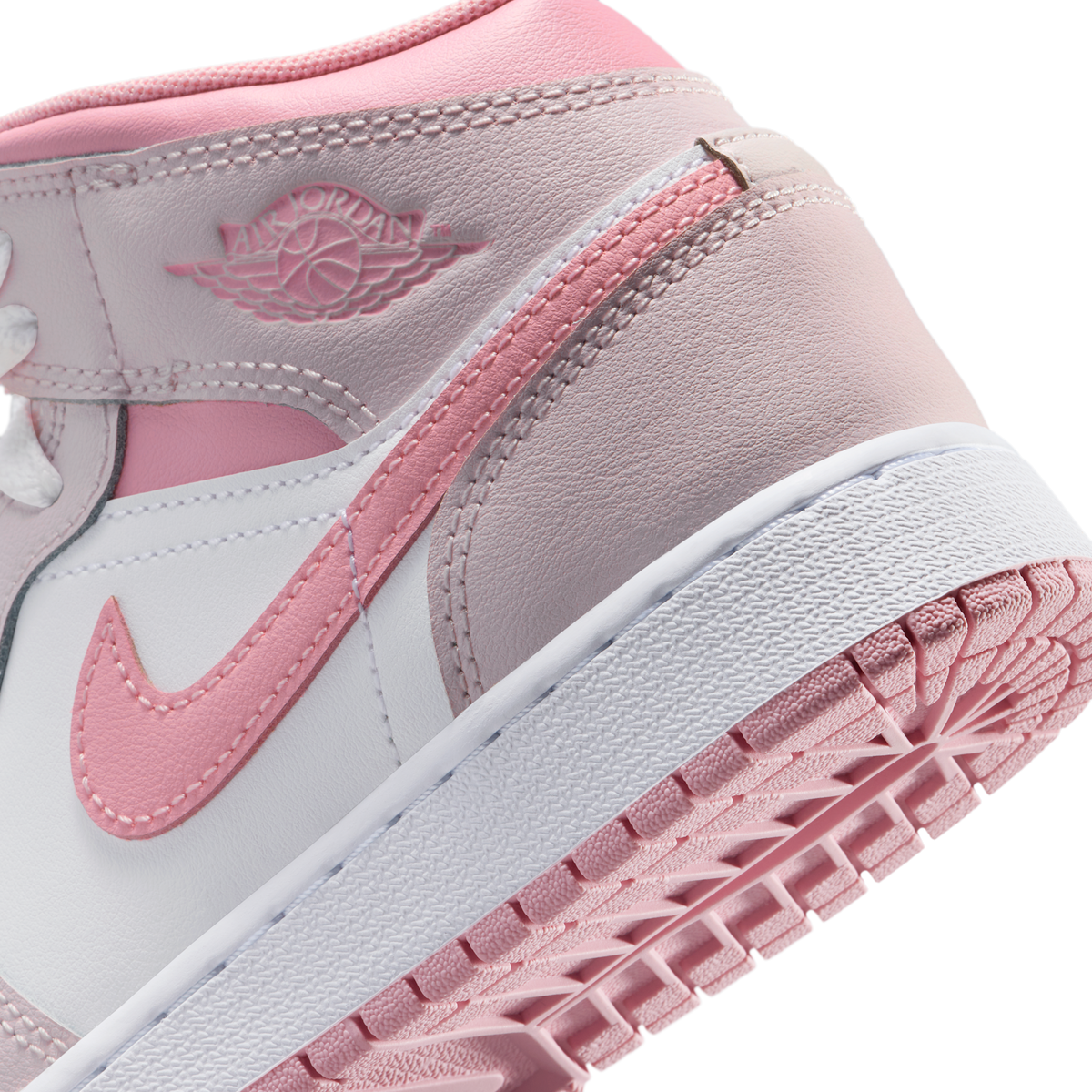Jordan 1 Mid Pearl Pink White (GS)