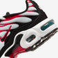 Nike Air Max Plus Pure Platinum Black White University Red (GS)