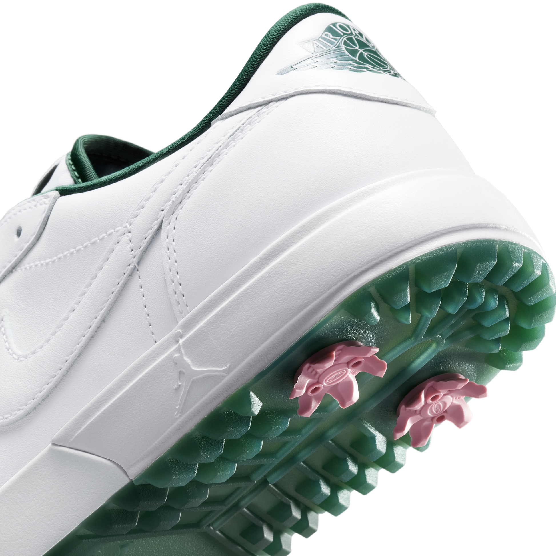 Jordan 1 Low Golf Spiked White Fir Elemental Pink