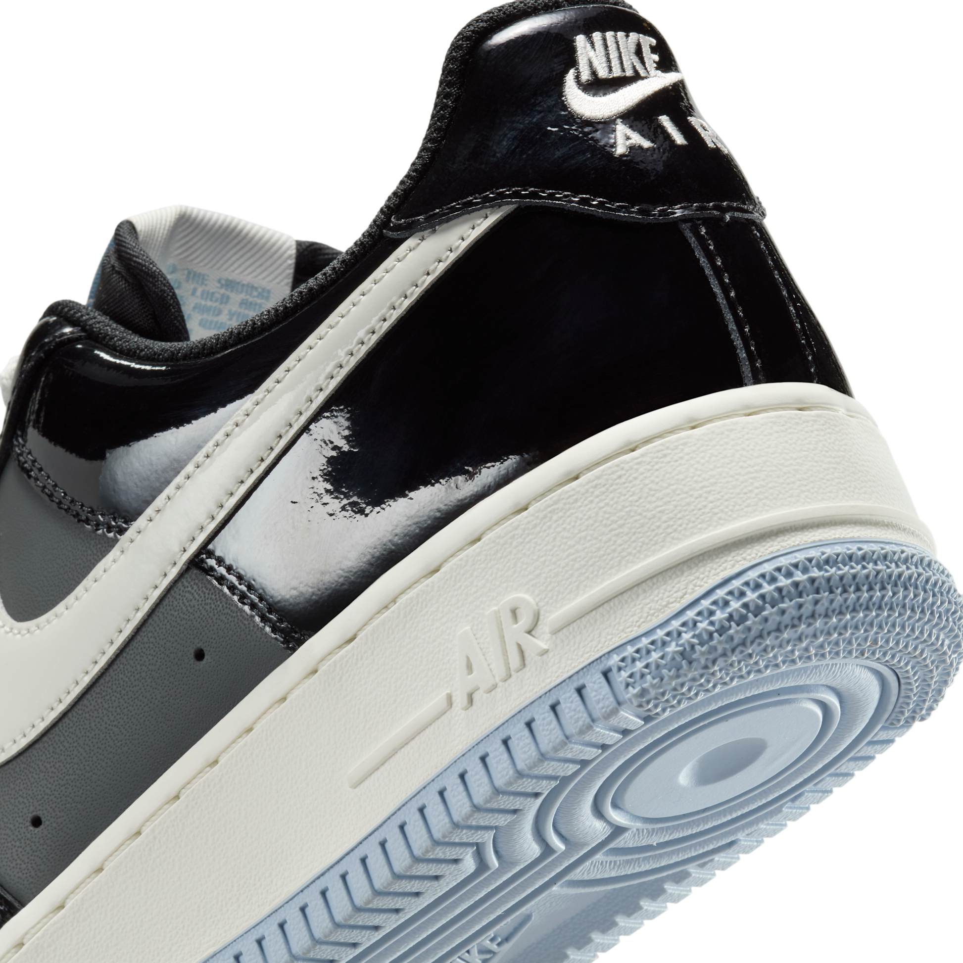Nike Air Force 1 Low Black Iron Grey Patent