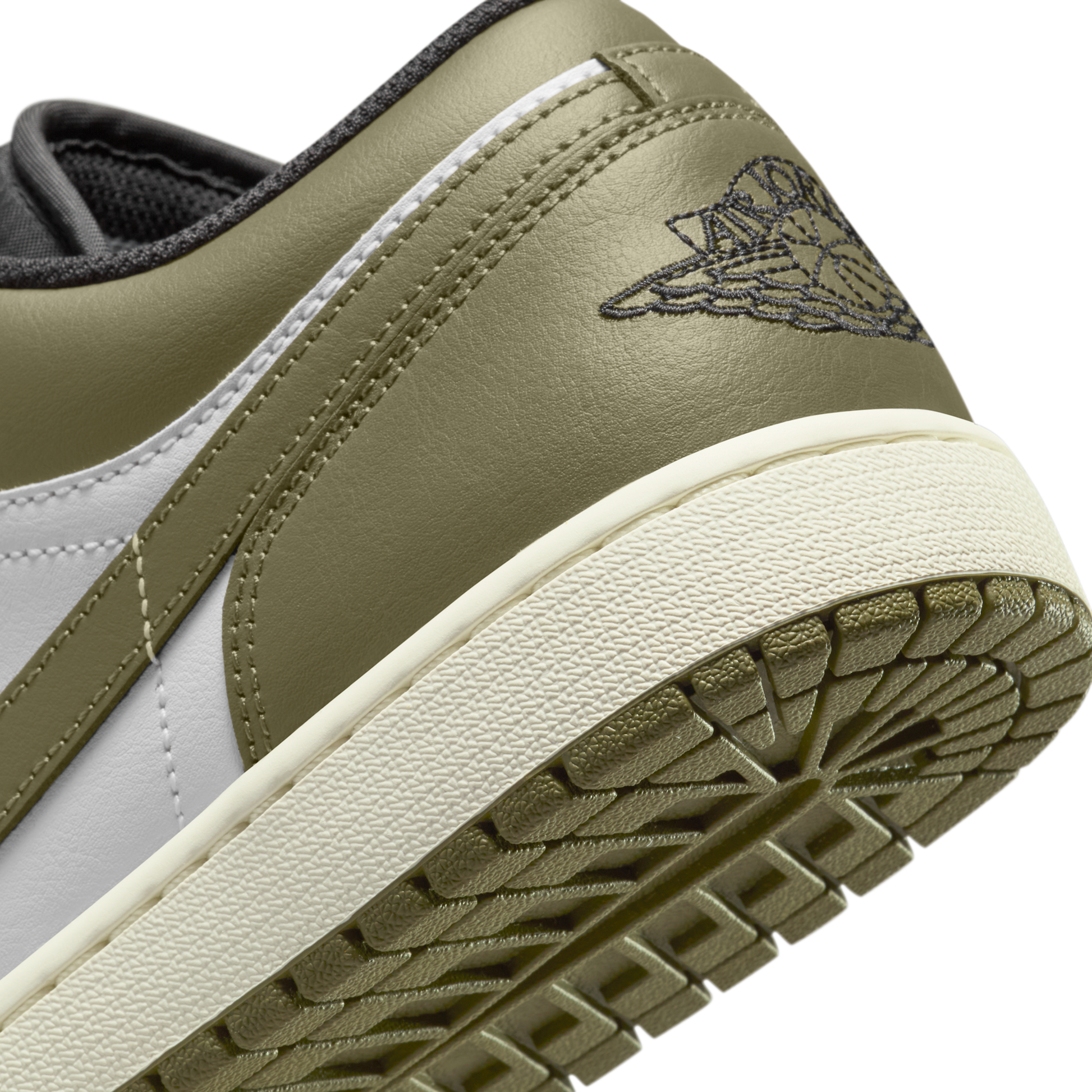 Jordan 1 Low Black Toe Medium Olive