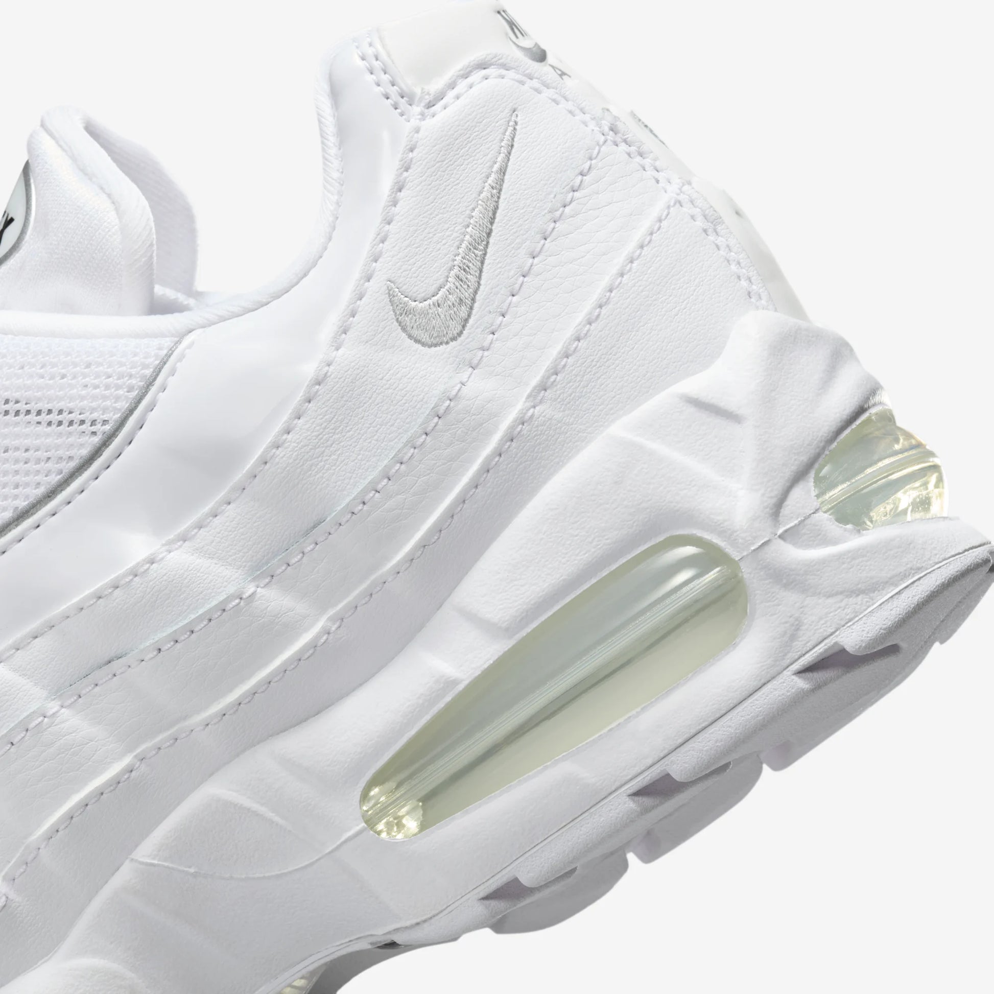 Nike Air Max 95 Big Bubble White Patent (Women's)