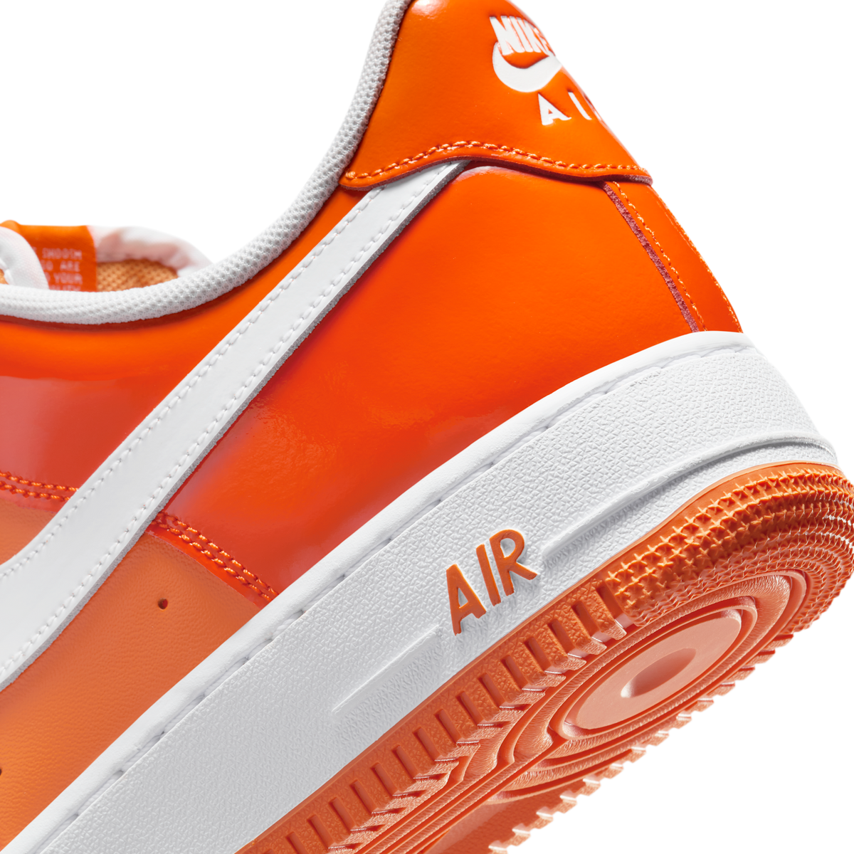 Nike Air Force 1 Low '07 Orange White Patent