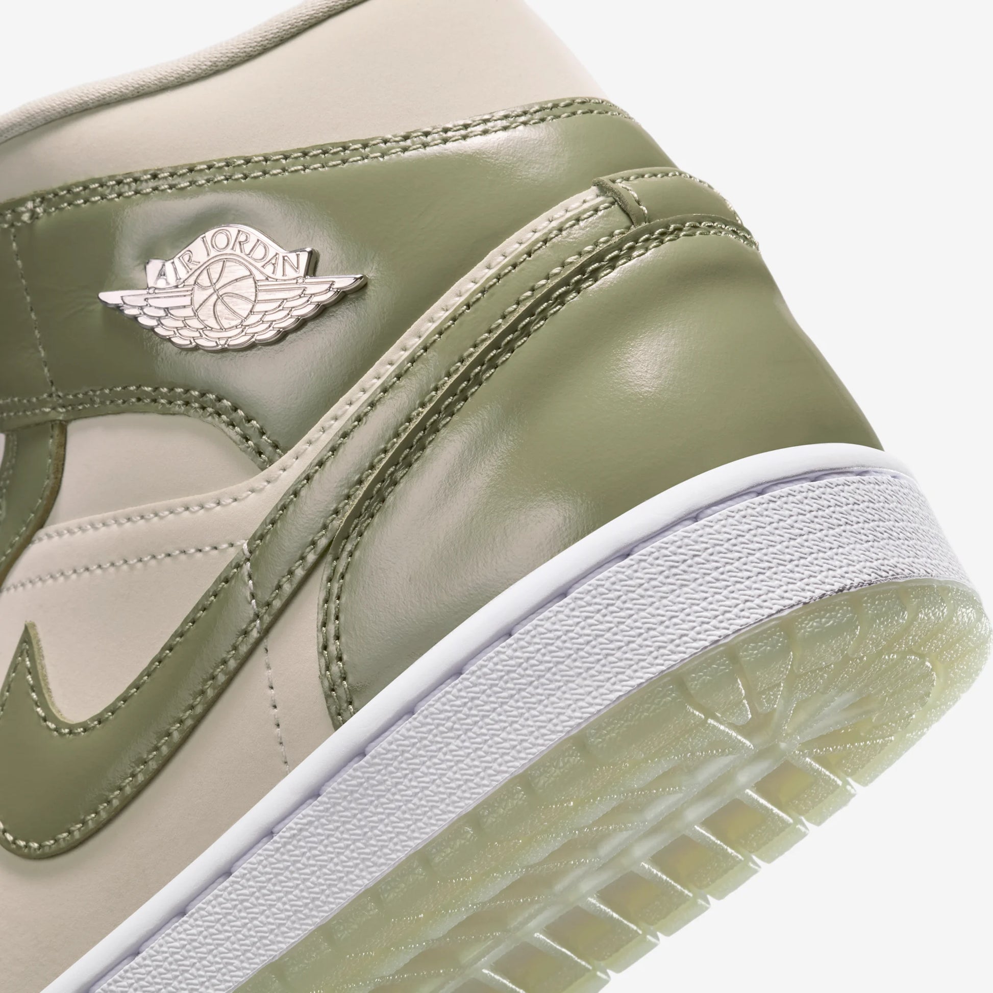 Jordan 1 Mid SE Sea Glass Oil Green (Women's)