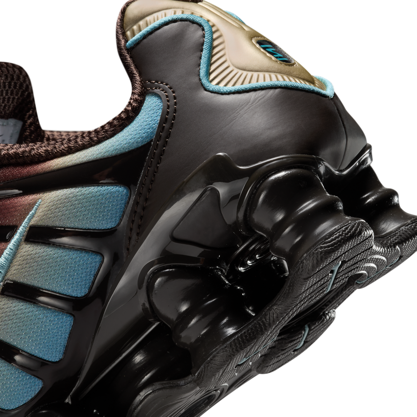 Nike Shox TL Velvet Brown Denim Turquoise (Women's)