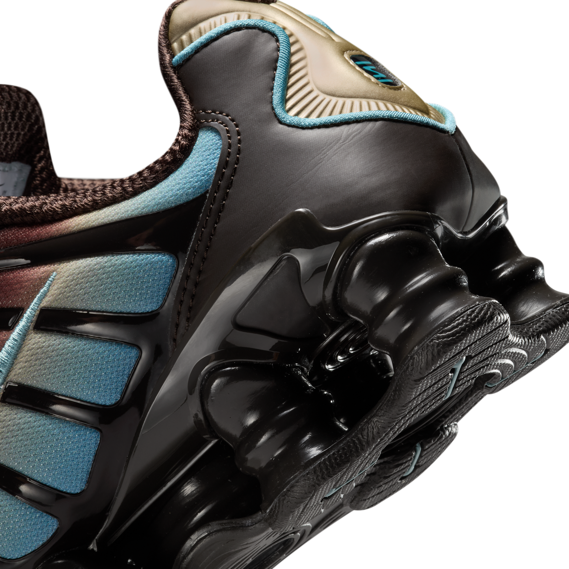 Nike Shox TL Velvet Brown Denim Turquoise (Women's)
