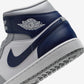 Jordan 1 Mid Wolf Grey Midnight Navy