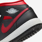 Jordan 1 Mid Black Summit White Varsity Red (GS)