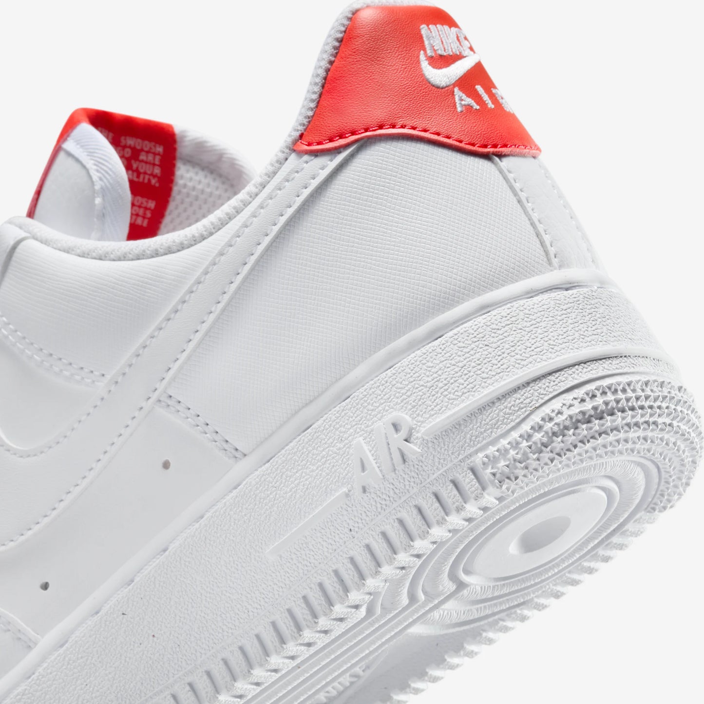 Nike Air Force 1 Low '07 White Pink Foam Metallic Silver Light Crimson (Women's)