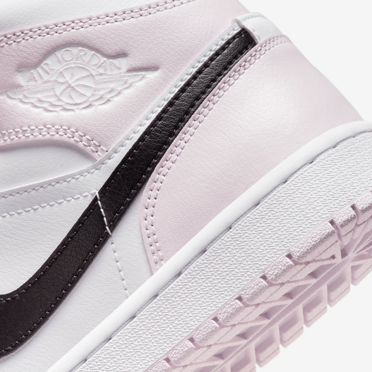 Jordan 1 Mid Barely Rose (Women's)