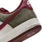 Nike Air Force 1 Low '07 LV8 Cargo Khaki Pale Ivory Dark Team Red