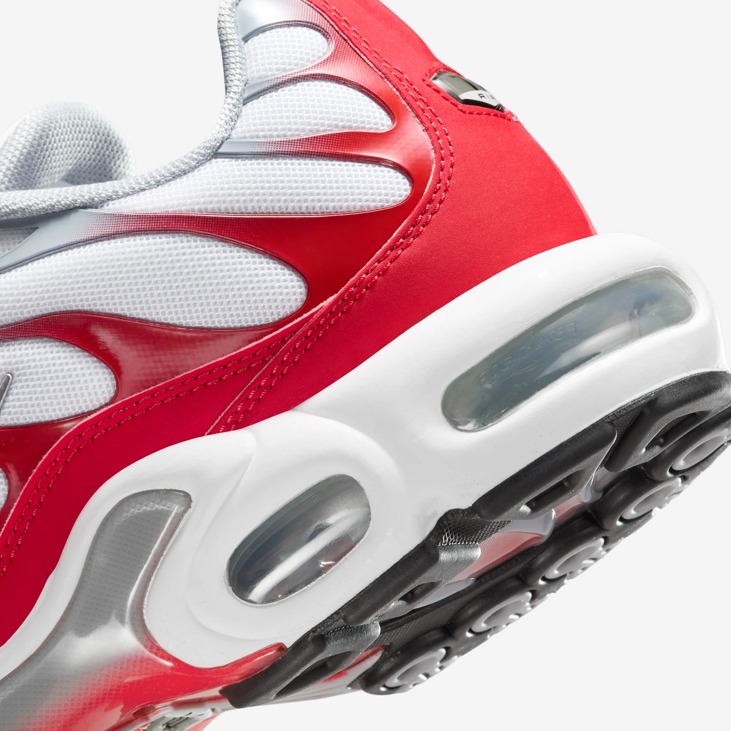 Nike Air Max Plus White University Red Wolf Grey
